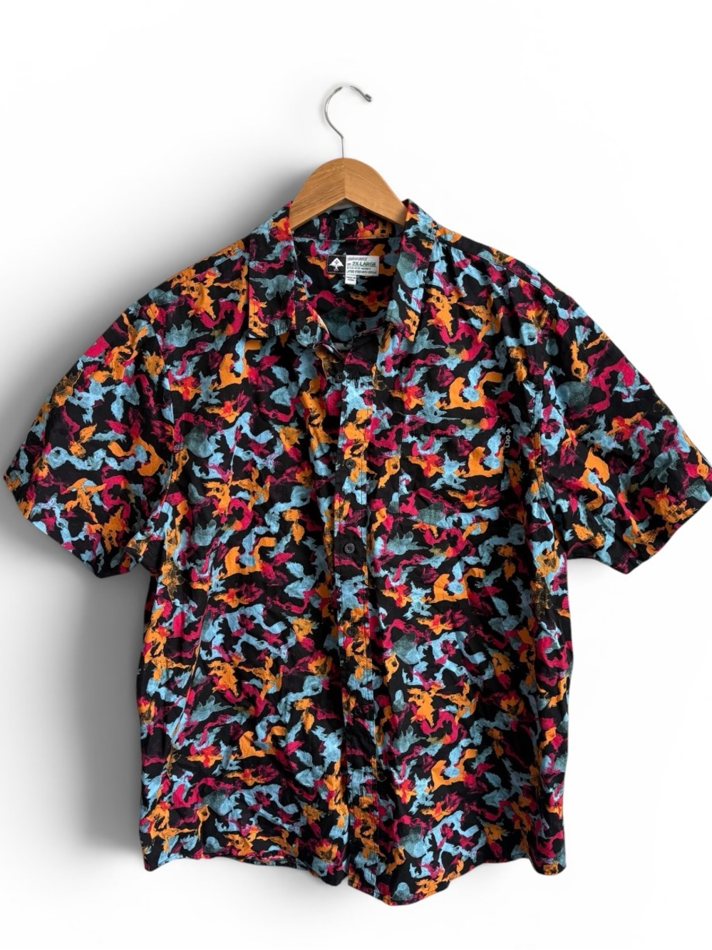 LRG Lifted Research Group Short Sleeve Shirt 2X